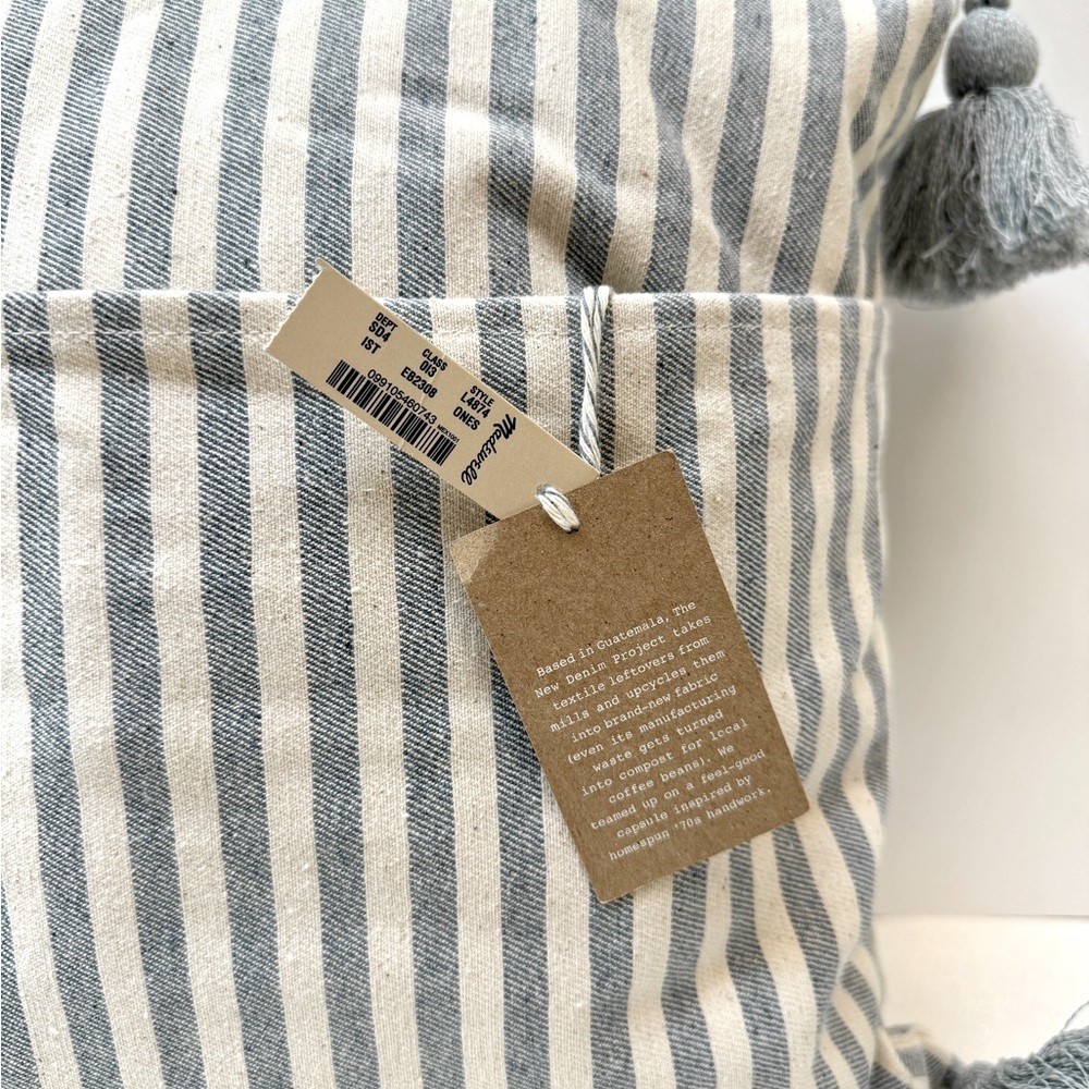 NEW Madewell x Denim Project Throw Pillow - Picture 4 of 6